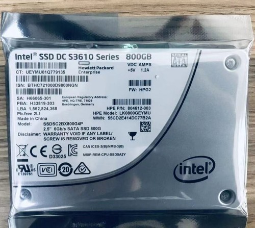 Intel s3610 800gb hpe - intel, dc