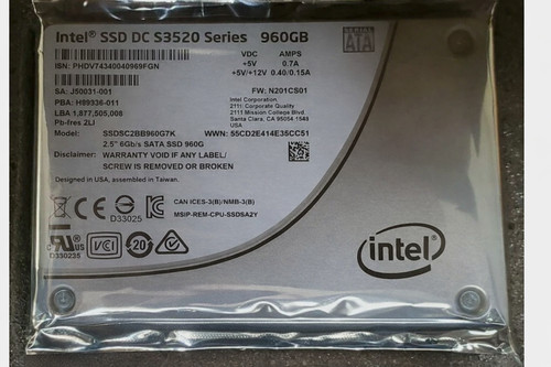 Intel s3520 series 960gb - series,