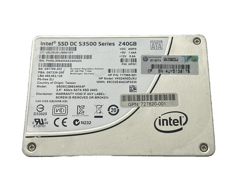 Intel solid state drive - drive, dc