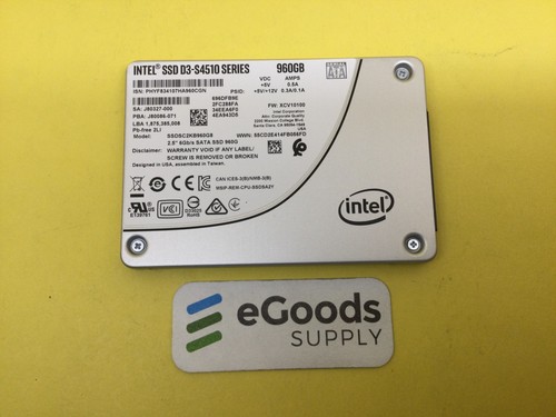 Intel s4510 series 960gb - intel, d3-s4510