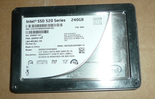 Intel 520 series 240gb - series, 6gb/s