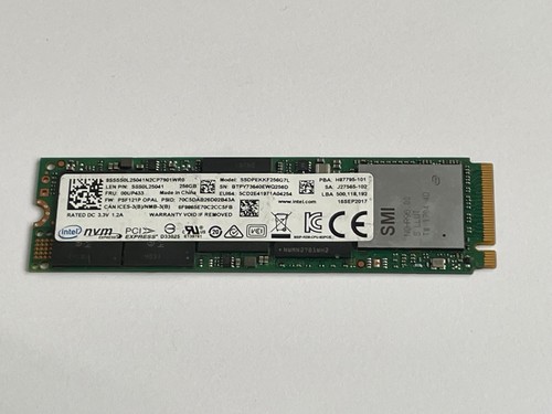 Intel 256gb nvme ssd solid - 256gb,
