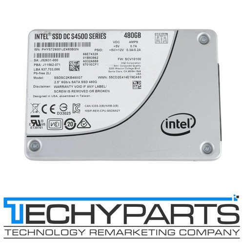 Intel s4500 series - intel, 480gb