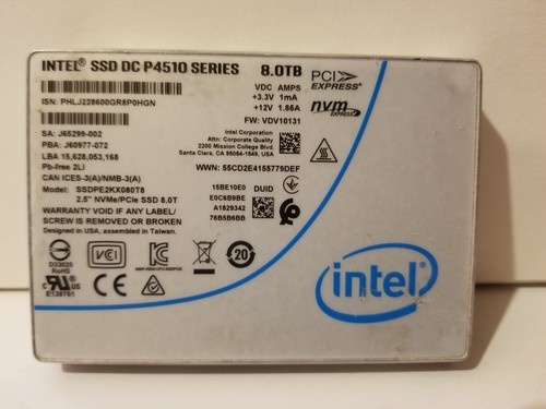 Intel p4510 series 8tb - intel,