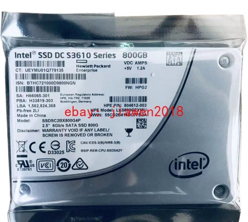 Intel s3610 800gb hpe - intel, dc